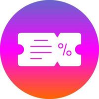 Voucher Vector Icon Design