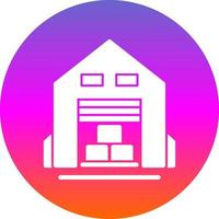 Warehouse Vector Icon Design