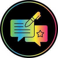 Feedback Vector Icon Design