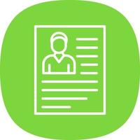 Cv Vector Icon Design