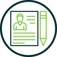 Employment Contract Vector Icon Design