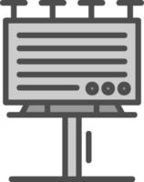 Billboard Vector Icon Design