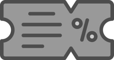 Voucher Vector Icon Design