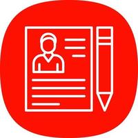 Employment Contract Vector Icon Design