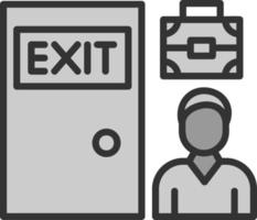 Exit Interview Vector Icon Design
