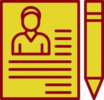 Applicant Vector Icon Design