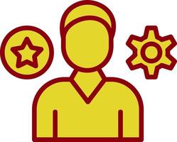 Employee Skills Vector Icon Design