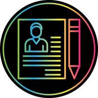 Applicant Vector Icon Design