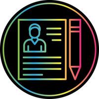 Employment Contract Vector Icon Design