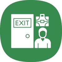 Exit Interview Vector Icon Design