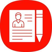 Employment Contract Vector Icon Design