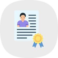 Employee Qualification Vector Icon Design