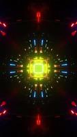 Kaleidoscope video background for VJ Vertical looped video