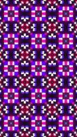 Vj Loop Purple Neon kaleidoscope. Vertical looped video