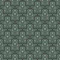 SWAMP SEAMLESS VECTOR BACKGROUND IN ART NOUVEAU STYLE WITH GREEN FLOWER ARRANGEMENT