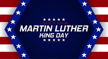 plantilla del tema del día de martin luther king. ilustración vectorial adecuado para carteles, pancartas, campañas y tarjetas de felicitación. vector