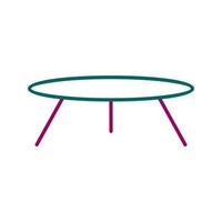 Small Table Vector Icon