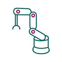 Industrial Robot Vector Icon