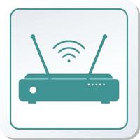 Wi Fi Router  Icon Vector Graphic Illustration