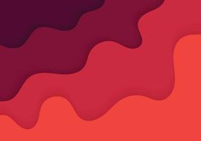 Abstract gradient red and magenta wavy pattern design with papercut design and shadow. Overlapping design for cover background. Vector