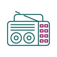 Old Radio Vector Icon