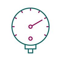 Pressure Gauge Vector Icon