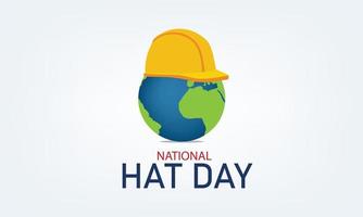 Vector Illustration of National Hat Day. Simple and Elegant Design