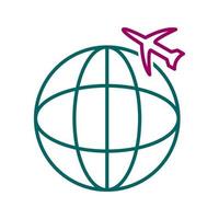 International Flights Vector Icon