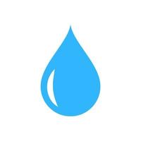 Water drop icon isolayed on white background vector