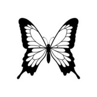 vector de mariposa aislado sobre fondo blanco