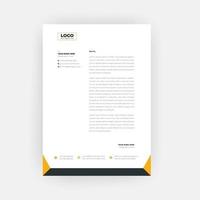 Simple Creative Letterhead Template Design vector