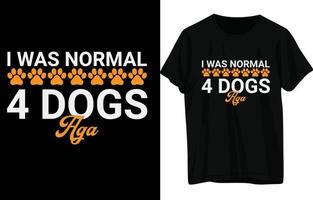 Dog T-Shirt Design vector