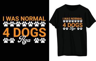 Dog T-Shirt Design vector