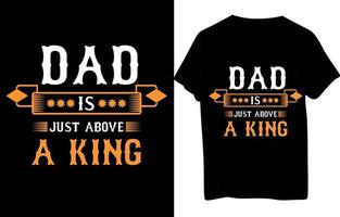 Father Day T-Shirt Design vector