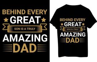 Father Day T-Shirt Design vector