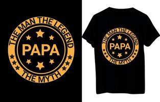Father Day T-Shirt Design vector