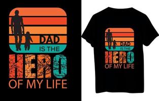 Father Day T-Shirt Design vector