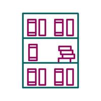 Book Shelf Vector Icon