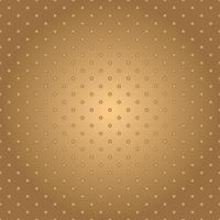 Vector golden circular tiled background.