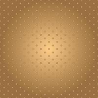 fondo de mosaico circular dorado vectorial. vector