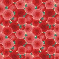 Rose seamless background. Wrapping paper pattern. Decorative vector. vector