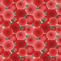 Rose seamless background. Wrapping paper pattern. Decorative vector. vector