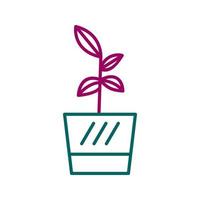 Flower Pot Vector Icon