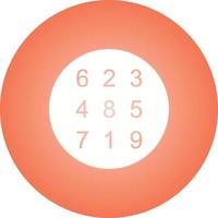 Beautiful Number Theory Glyph Vector Icon