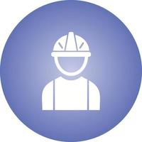 Beautiful Engineer Glyph Vector Icon