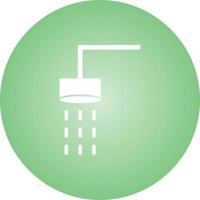 Beautiful Shower Glyph Vector Icon