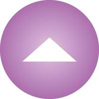 Beautiful Arrow Up Glyph Vector Icon