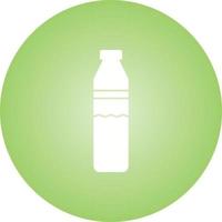 Beautiful Water Bottle Glyph Vector Icon