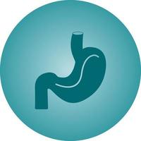 Beautiful Stomach Vector Glyph icon