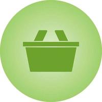 Beautiful Basket Vector Glyph icon